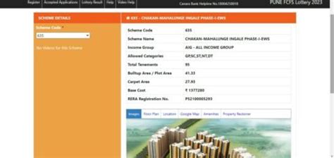 mhada scheme code|Mhada Pune Lottery 2023: Registration, application, .